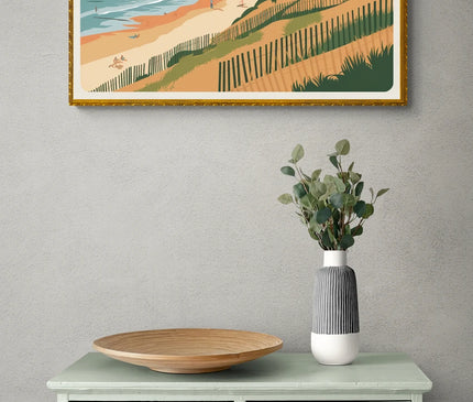 affiche vintage hossegor