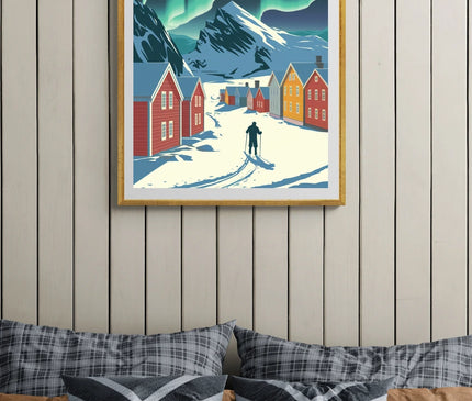 Affiche vintage Tromso copie
