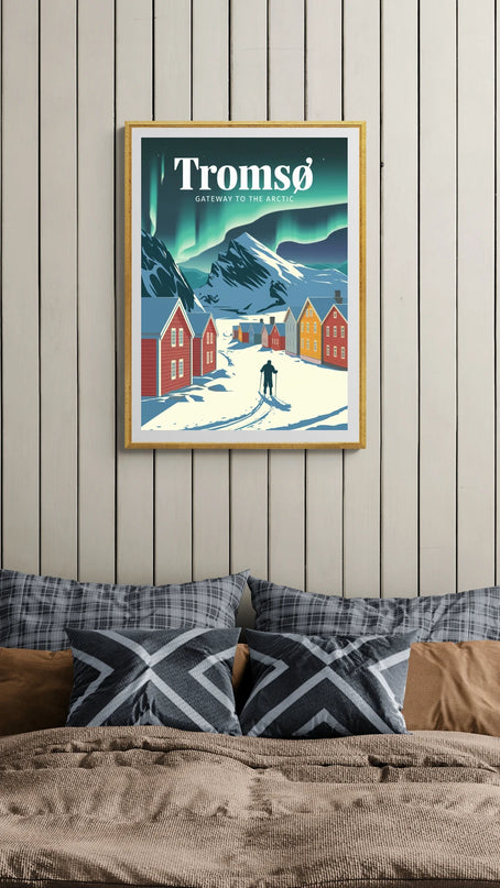 Affiche vintage Tromso copie