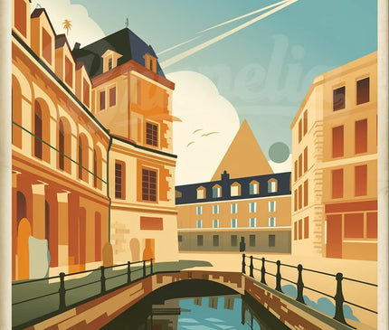 affiche design vintage nantes