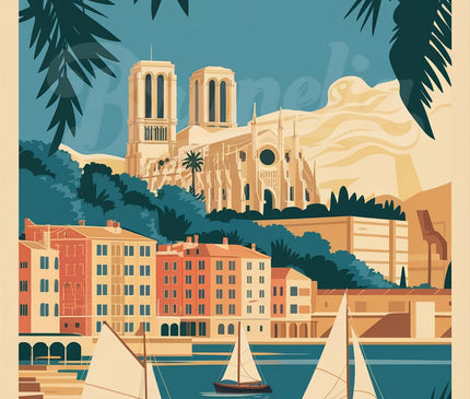 affiche ancienne marseille