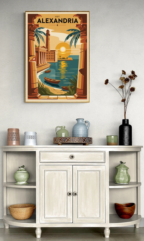 Affiche vintage Alexandrie