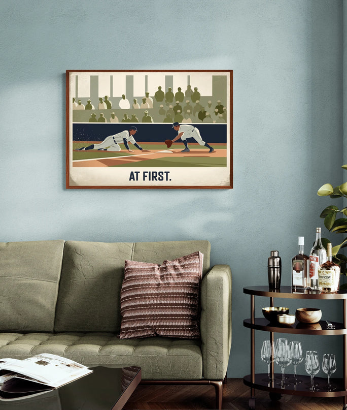 Affiche vintage baseball