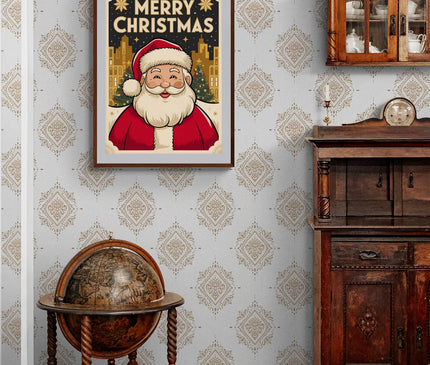 affiche noel vintage