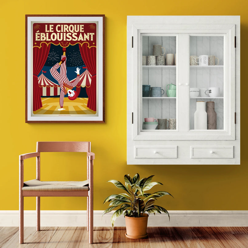 affiche cirque vintage