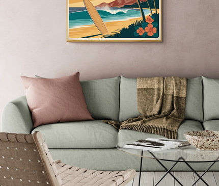 affiche hawaii vintage