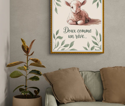 affiche bebe vintage