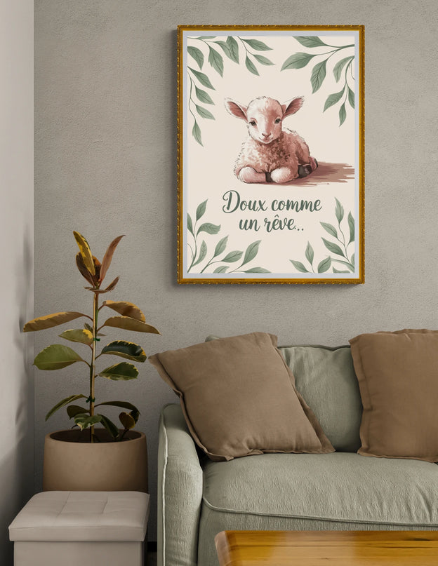 affiche bebe vintage