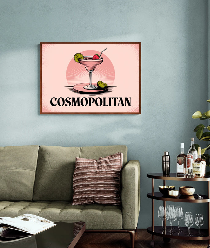 affiche cocktail vintage