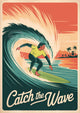 Pack Surf - 4 affiches A4 · Sélection 4