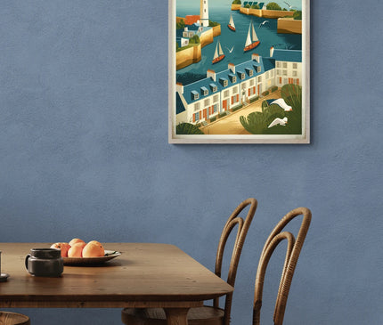 affiche ile de ré vintage
