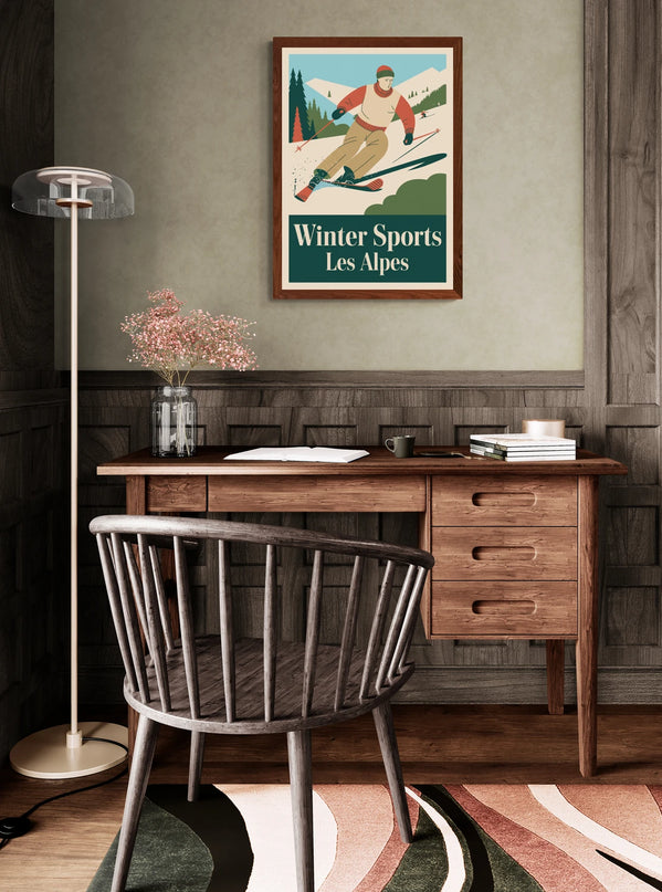 affiche sport vintage