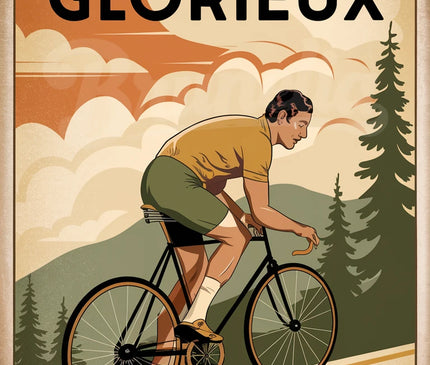 affiche cyclisme vintage
