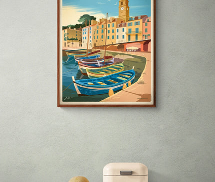 affiche vintage la ciotat