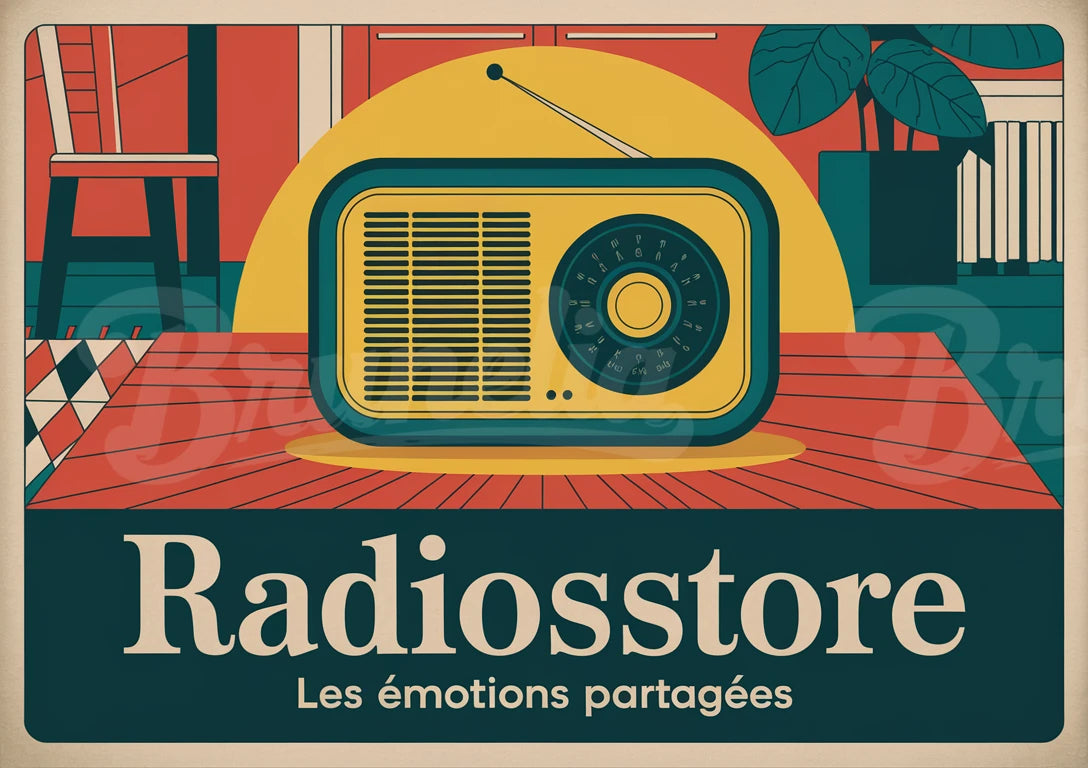 affiche vintage marque