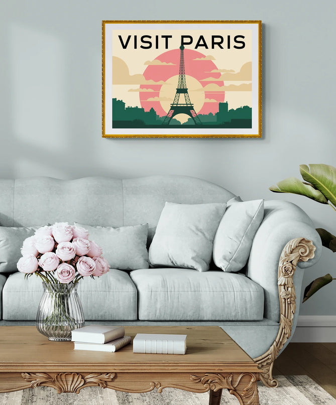 affiche voyage vintage