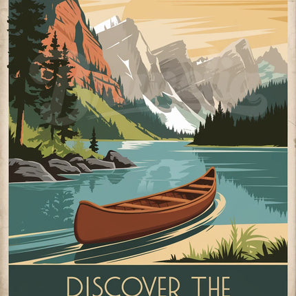 Affiche vintage drop