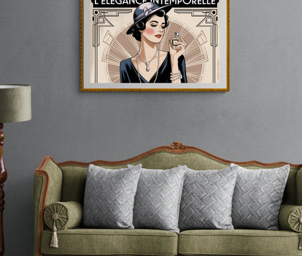 Affiche vintage accessoires de mode anciens