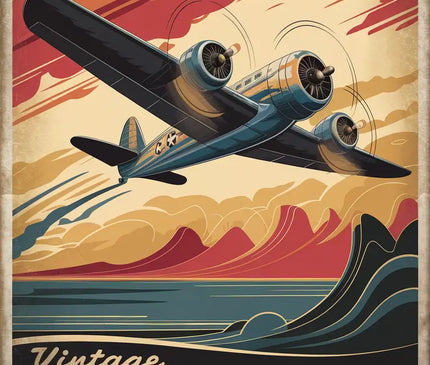 affiche aviation vintage 1