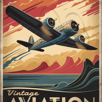 affiche aviation vintage 1