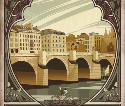affiche toulouse vintage