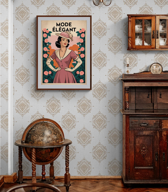 affiche mode vintage 1
