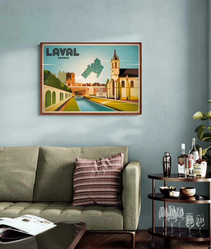 Affiche vintage Laval