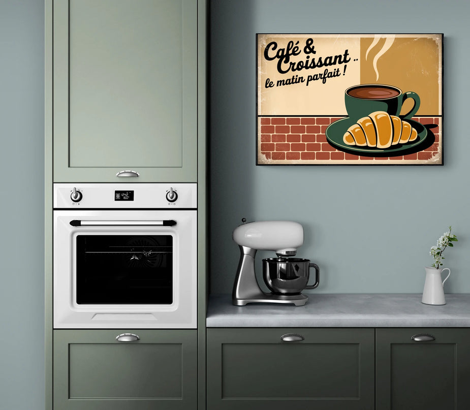 affiche bistrot vintage