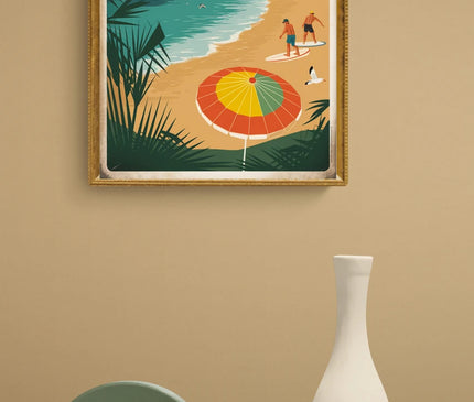 affiche vintage quiberon