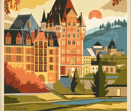 Pack Canada — 3 affiches A2 — pack d'affiches vintage Brunelia