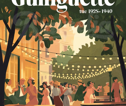 affiche guinguette vintage