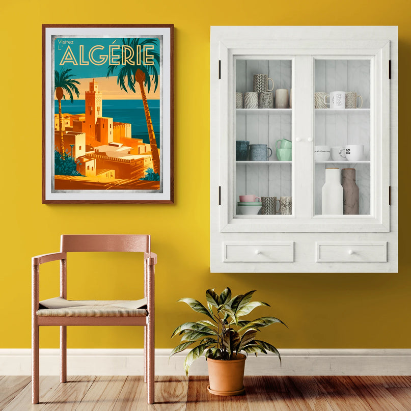 affiche vintage algerie