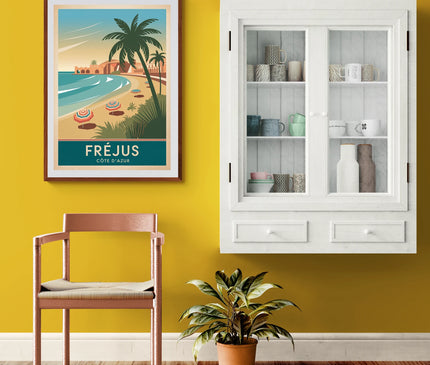 Affiche vintage Fréjus
