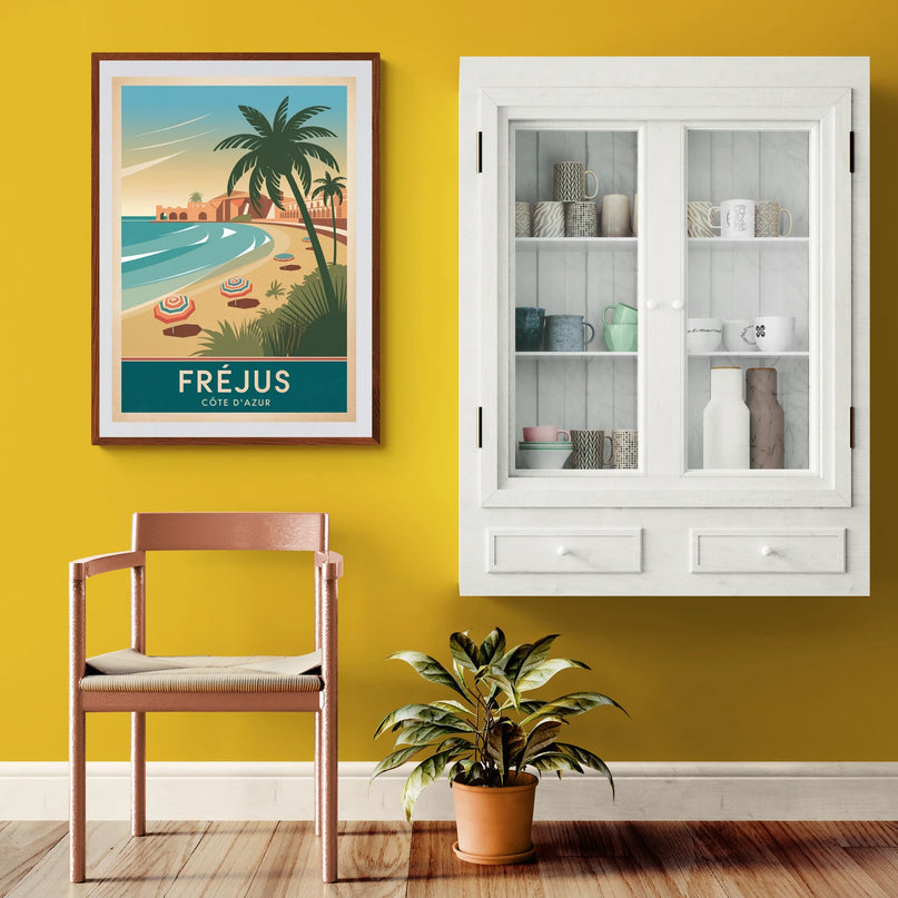 Affiche vintage Fréjus