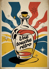 Affiche potion magique rétro années 1950