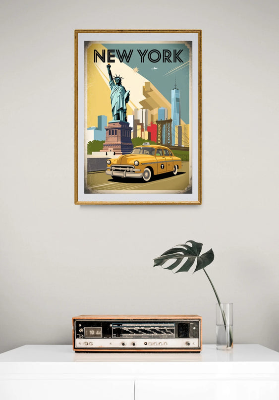 affiche new york vintage
