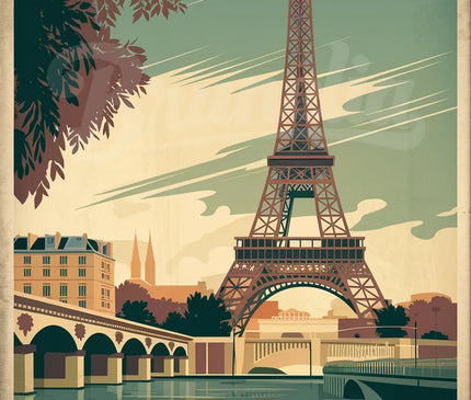 Affiche charme rétro