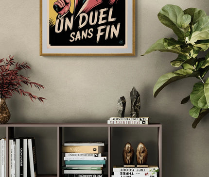 Affiche cinéma années 50 rétro