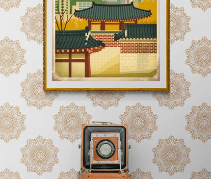 Affiche vintage Séoul