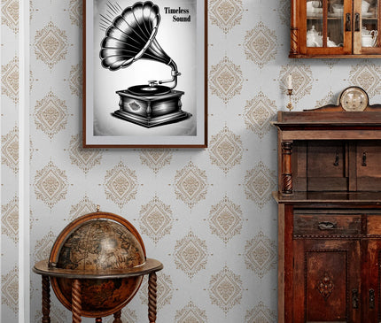 affiche noir et blanc vintage