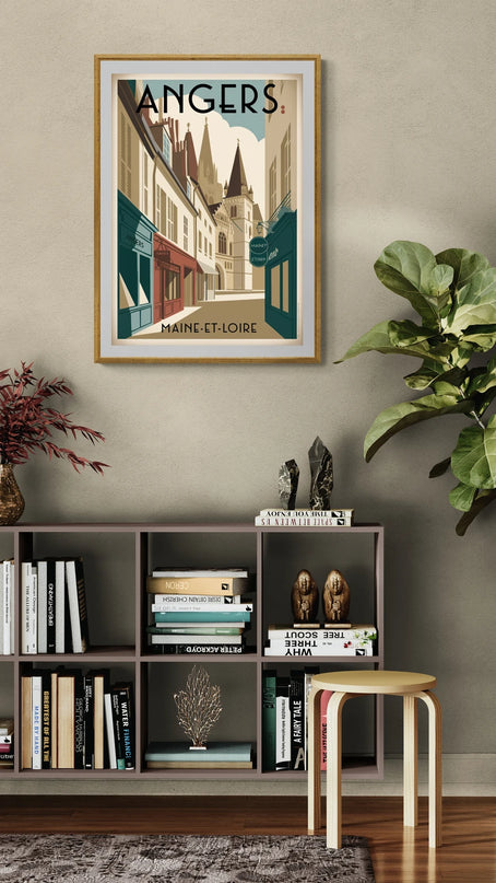 affiche vintage angers