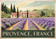 Affiche Lavande et Maison Provençale Vintage
