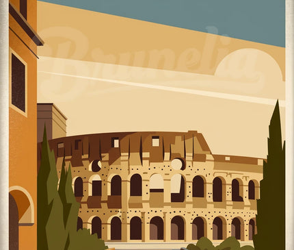 affiche rome vintage