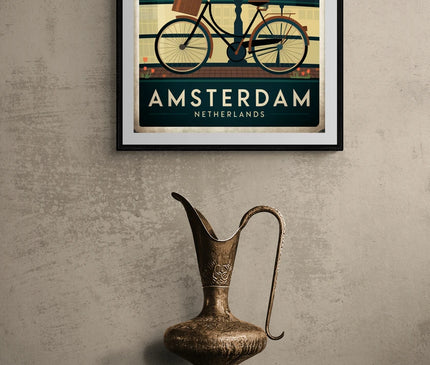 affiche vintage amsterdam 2