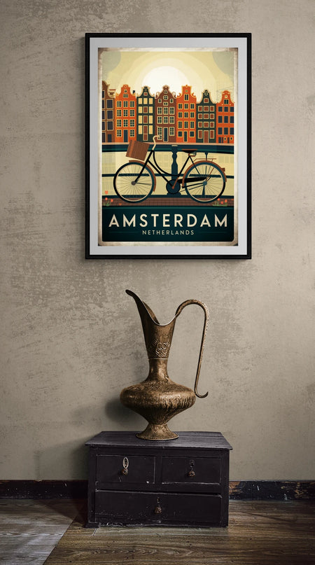 affiche vintage amsterdam 2
