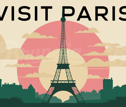 affiche voyage vintage