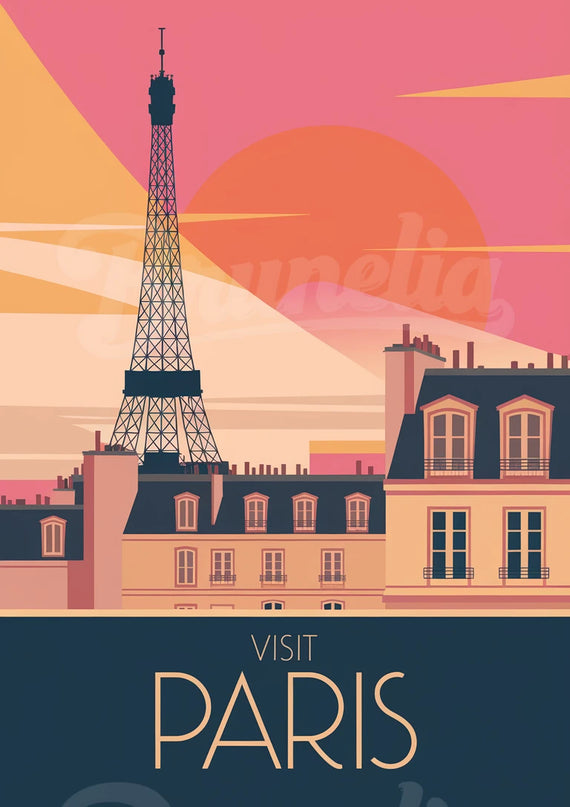 affiche neo retro