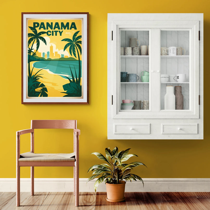 Affiche vintage Panama City