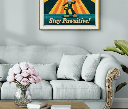 affiche vintage humour