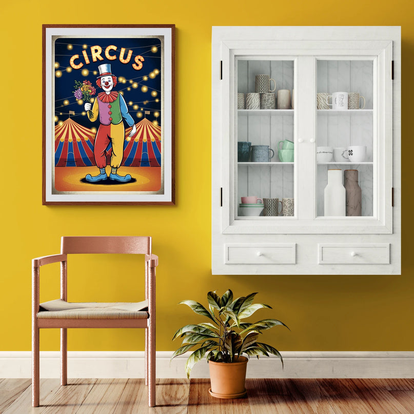affiche de cirque vintage